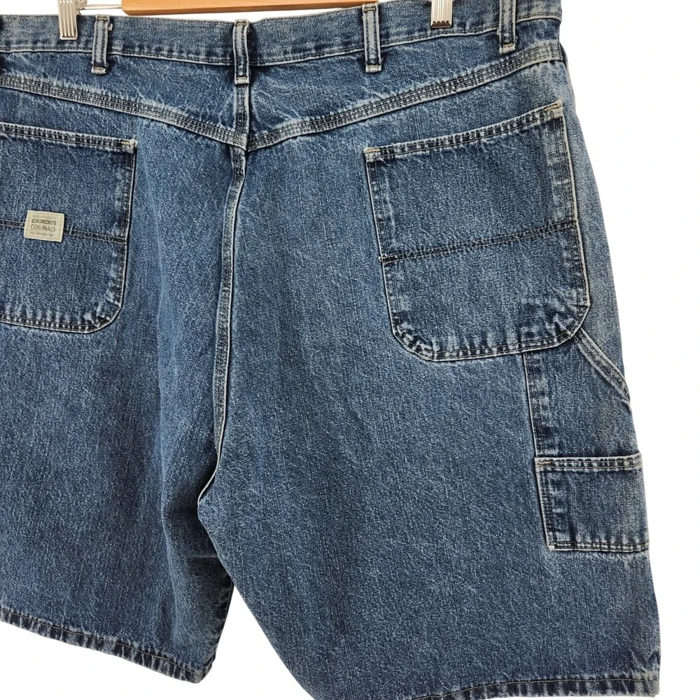 Wrangler Originals Carpenter‎ Jean Shorts Men's Size 42 Blue Denim Workwear USA